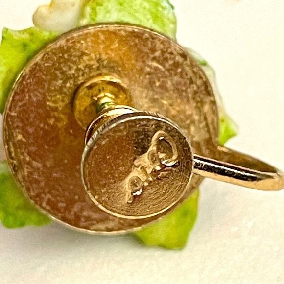 Vintage Cara Ceramic Floral Pink and Green Jewelry Set - Picture 4 of 10